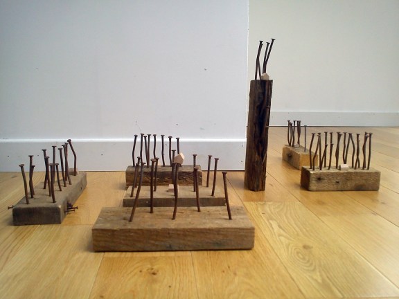 Simon Beenson's Building Walden, 2013, installed at home.