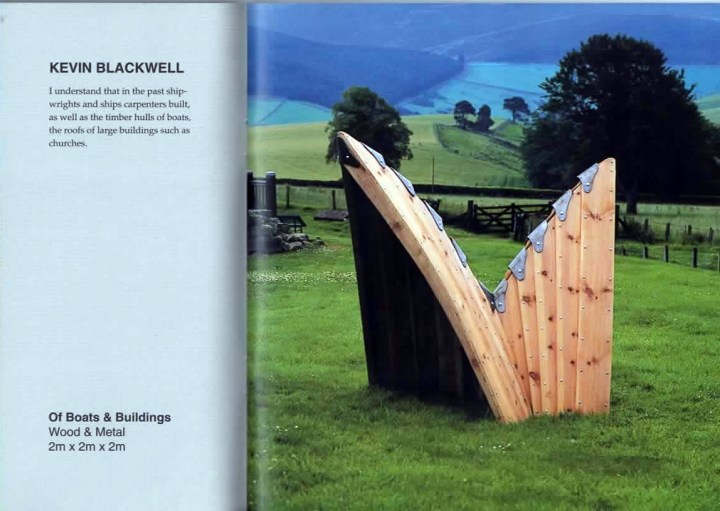 Of Boats and Buildings, Kevin Blackwell, 1997, Scottish Sculpture Open 9.  Photo: Eric Ellington