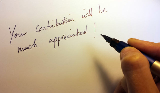 Your contribution will be much appreciated!